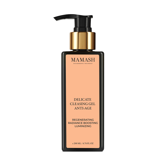 Делікатний гель для вмивання Mamash Delicate Cleansing Gel Anti-Age для вікової та в'янучої шкіри, 200 мл